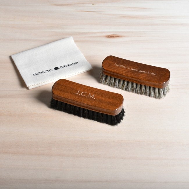 shoe polish brush set