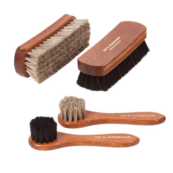 Elliott Wooden Shoe Brush Set 